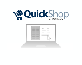 QuickShop – Your digital shopping advisor for PV components