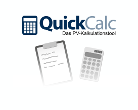 QuickCalc - The PV calculation tool for complete systems